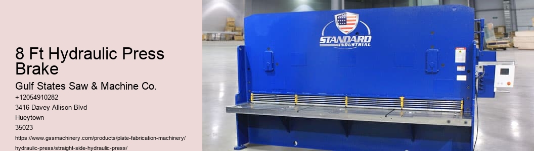 8 Ft Hydraulic Press Brake