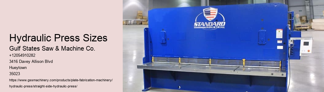 Hydraulic Press Sizes