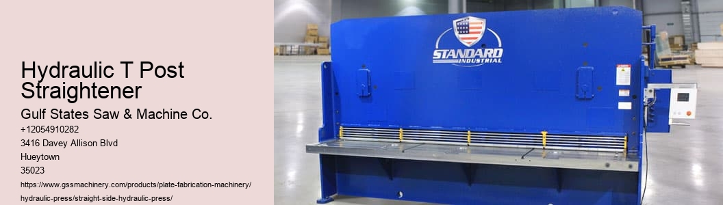 Hydraulic T Post Straightener