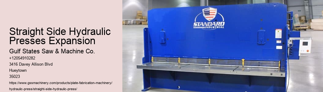 Straight Side Hydraulic Presses Expansion