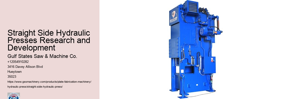 Straight Side Hydraulic Presses Research and Development