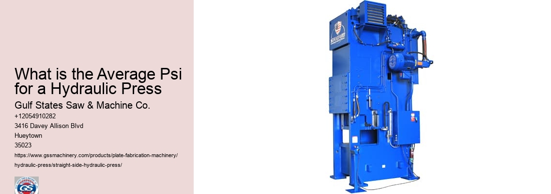 Straight Side Hydraulic Presses Custom Solutions