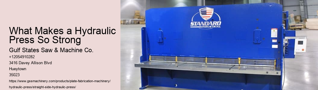 What Makes a Hydraulic Press So Strong